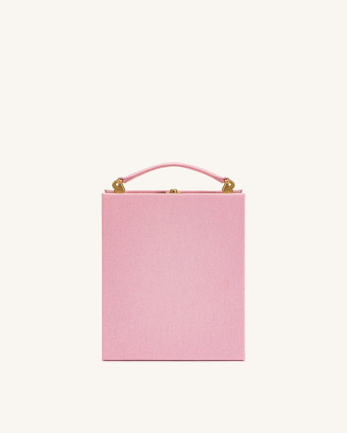 JWPE - Taya Tabby Cat Pattern Book Shape Clutch Bag - Pink