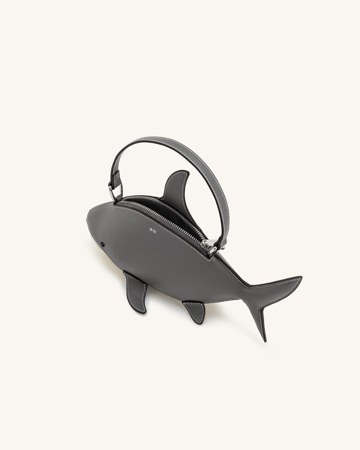 JWPE - Nerys Shark Look Top Handle Bag - Grey