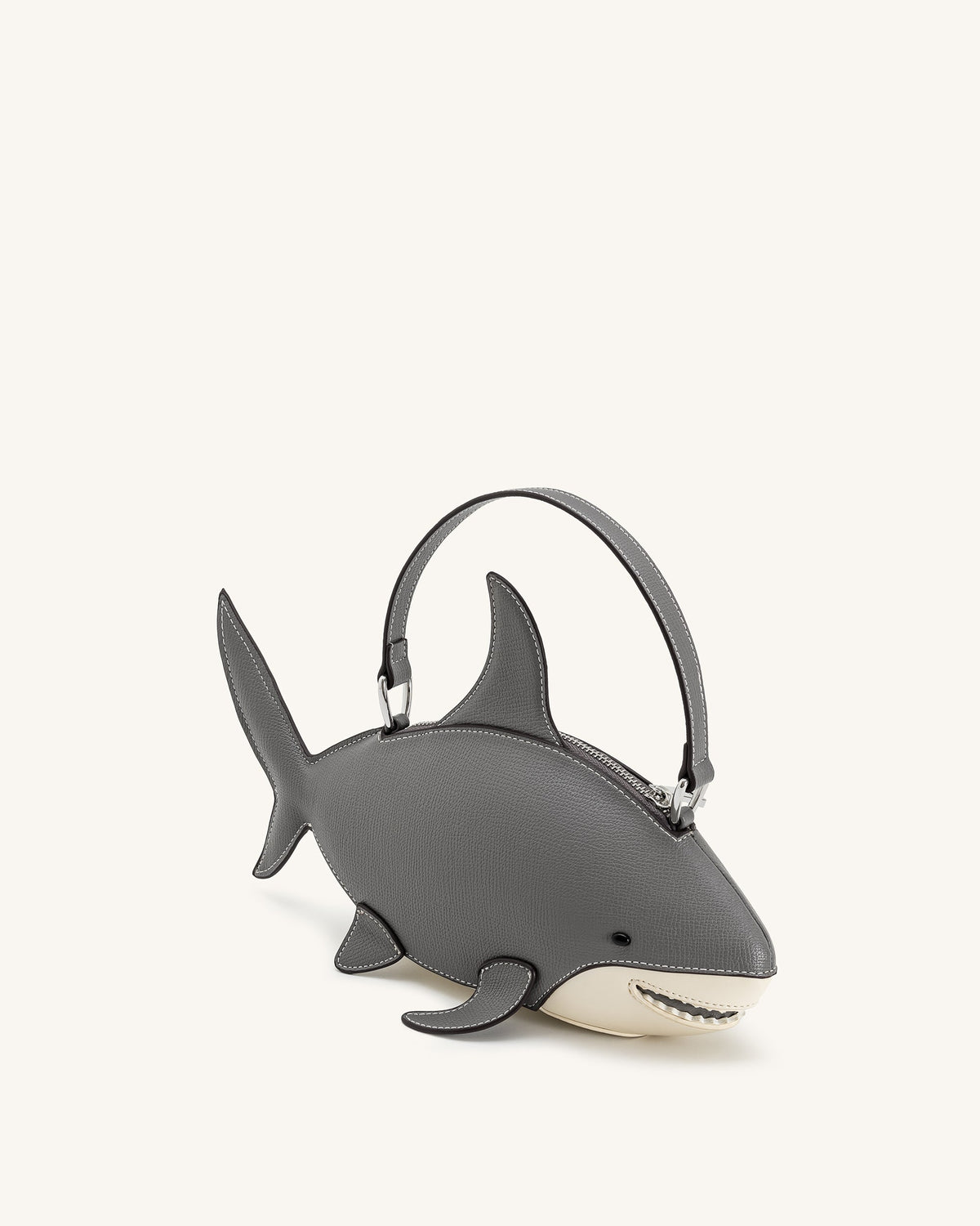 JWPE - Nerys Shark Look Top Handle Bag - Grey