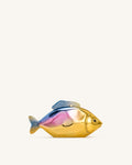 JWPE - Fish Shaped Clutch - Gold/Blue