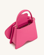 JWPE - Flora Orchid Shaped Top Handle Bag - Pink