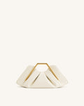 JWPE - Lila Metal Frame Clutch - Ivory