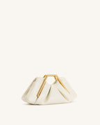 JWPE - Lila Metal Frame Clutch - Ivory