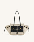 JWPE - Linda Tote Bag - Black Canvas