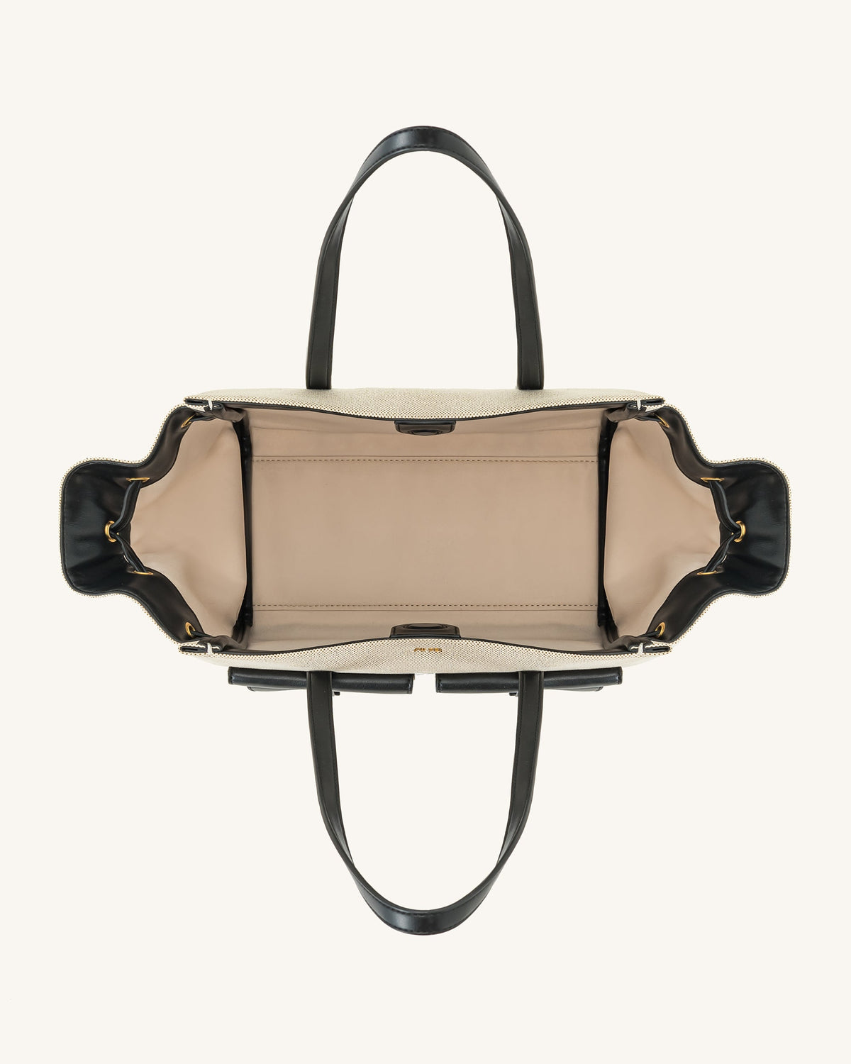 JWPE - Linda Tote Bag - Black Canvas