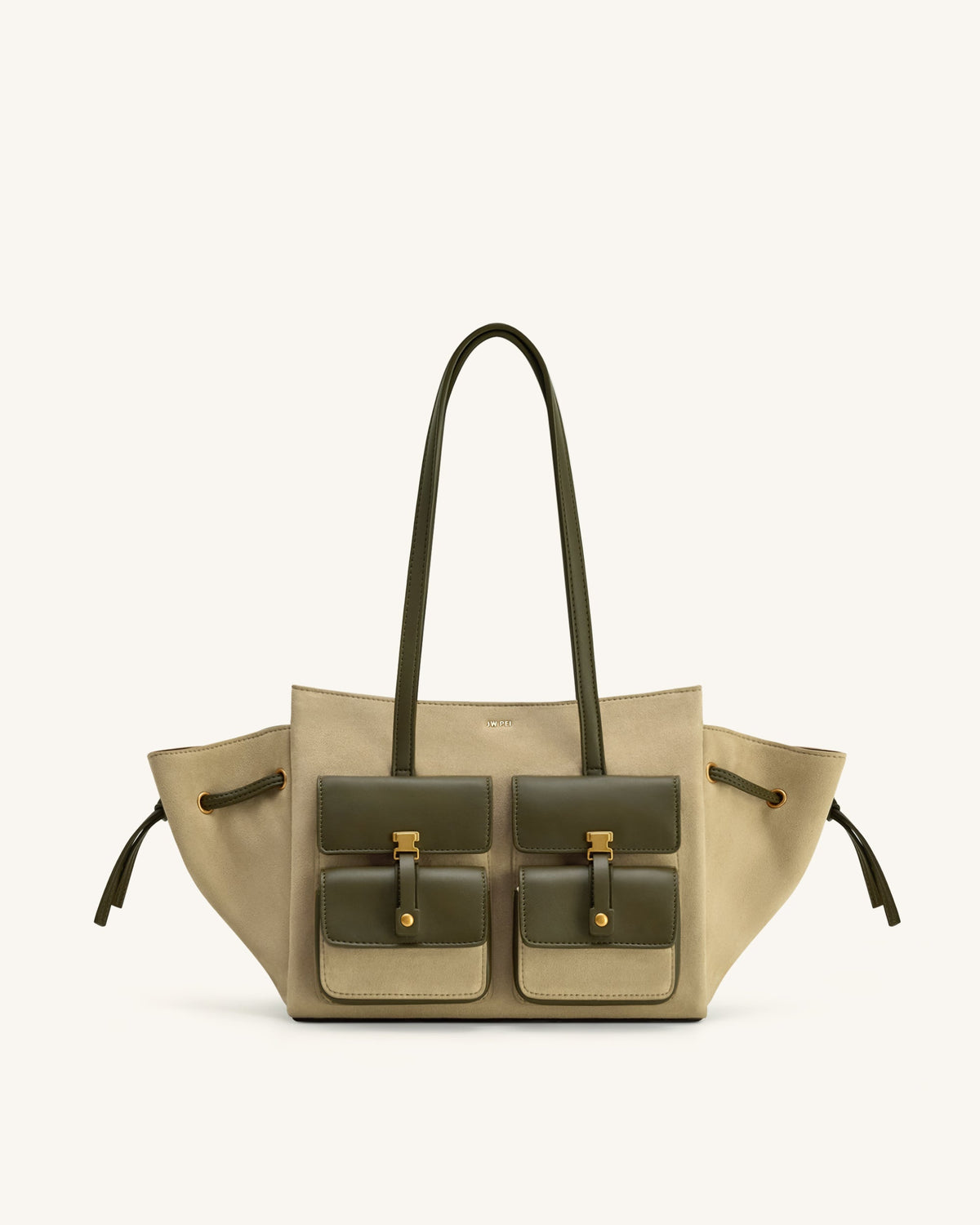 JWPE - Linda Faux Suede Tote Bag - Green