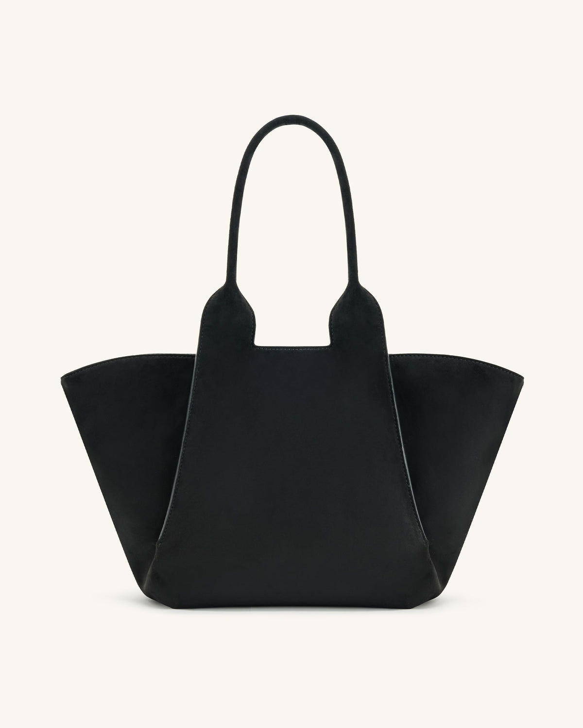 JWPE - Cara Faux Suede Tote Bag - Black