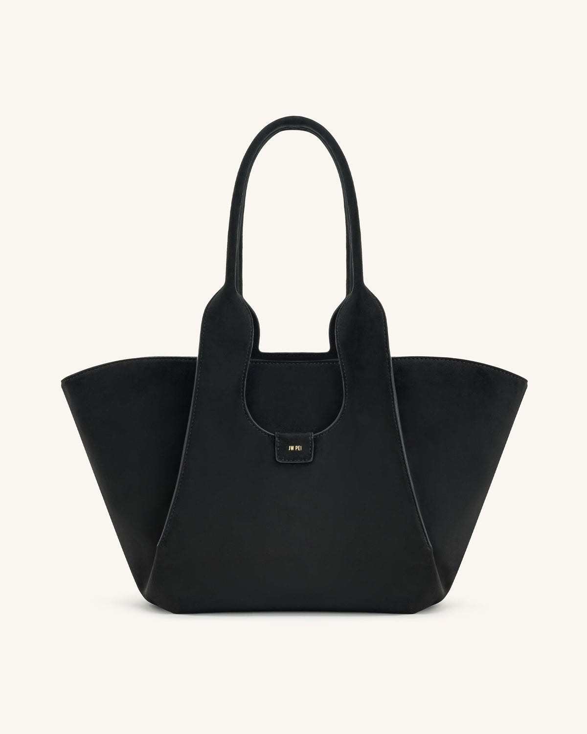 JWPE - Cara Faux Suede Tote Bag - Black