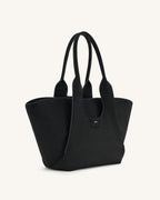 JWPE - Cara Faux Suede Tote Bag - Black