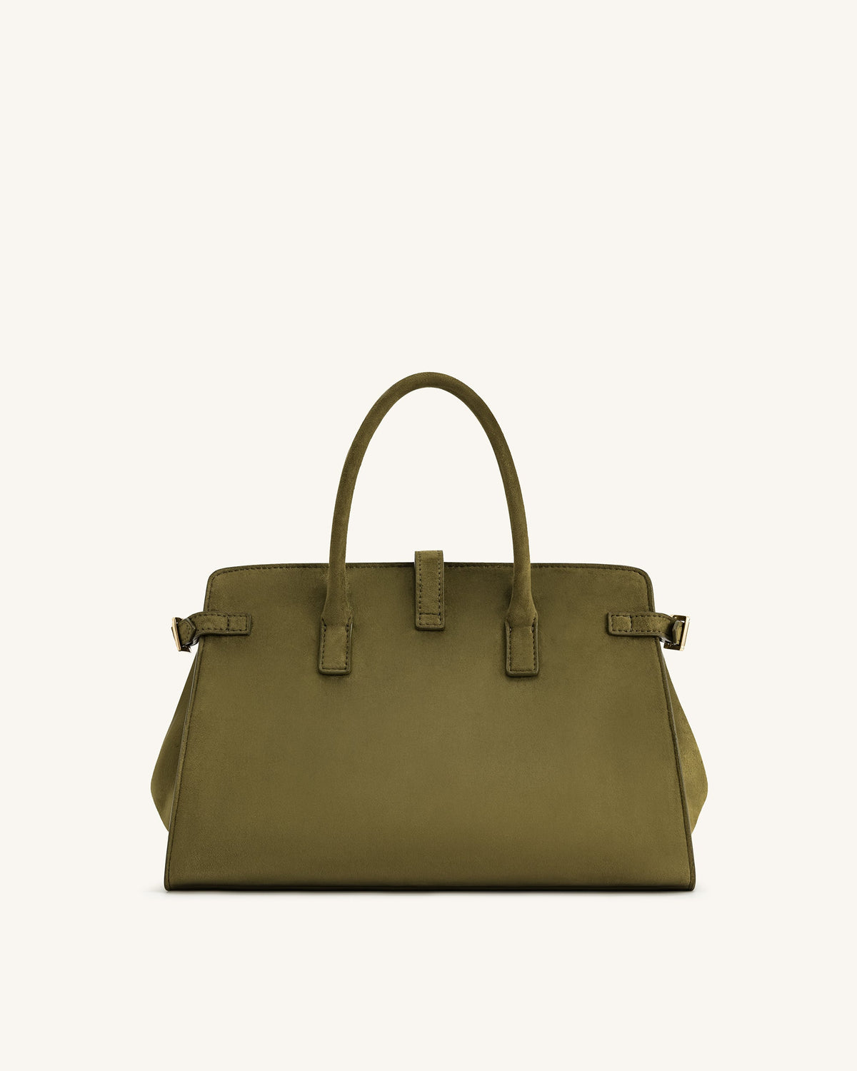 JWPE - Saige Faux Suede Tote Bag - Olive Green
