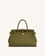 JWPE - Saige Faux Suede Tote Bag - Olive Green