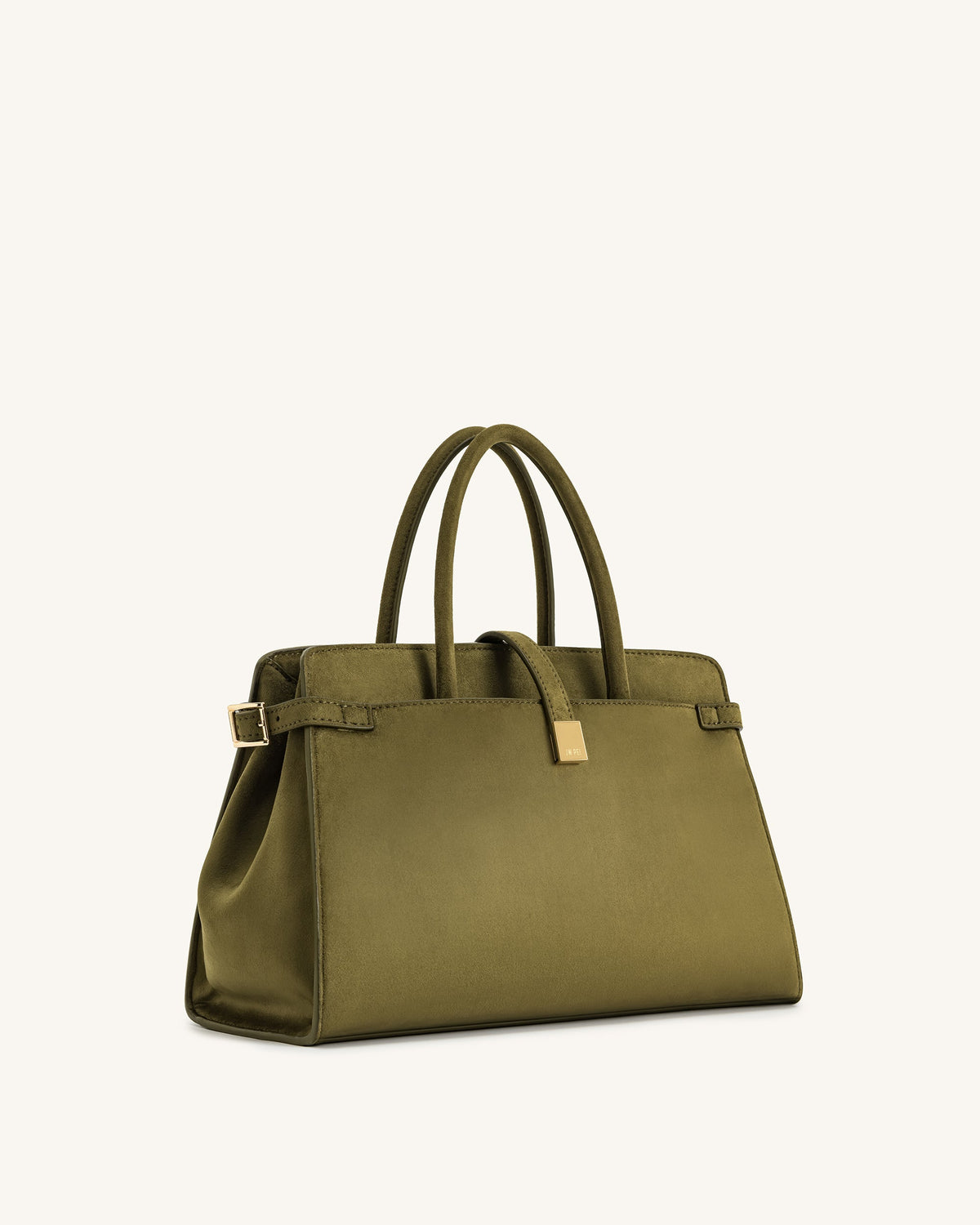 JWPE - Saige Faux Suede Tote Bag - Olive Green