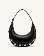 JWPE - Althea Studded Hobo Bag - Black