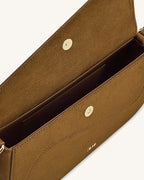 JWPE - Addisyn Faux Suede Panel Shoulder Bag - Olive