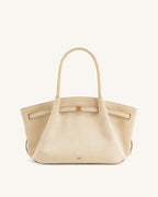 JWPE - Hana Medium Faux Suede Tote Bag - Off White