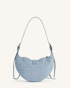 JWPE - Women's Tessa Denim Embossed Shoulder Bag - Blue