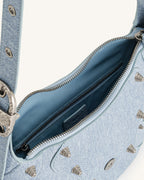 JWPE - Women's Tessa Denim Embossed Shoulder Bag - Blue