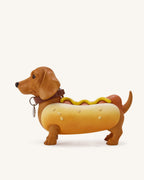 JWPE - Dachshund Hot Dog Bag - Brown/Yellow