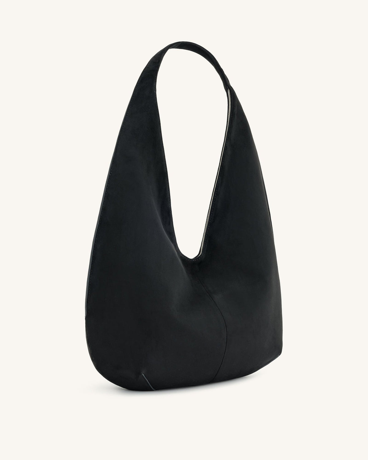 JWPE - Dara Faux Suede Hobo Bag - Black