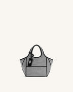 JWPE - Eliana Artificial Crystal Mini Tote Bag - Anthracite