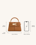 JWPE - Elise Top Handle Bag - Brown