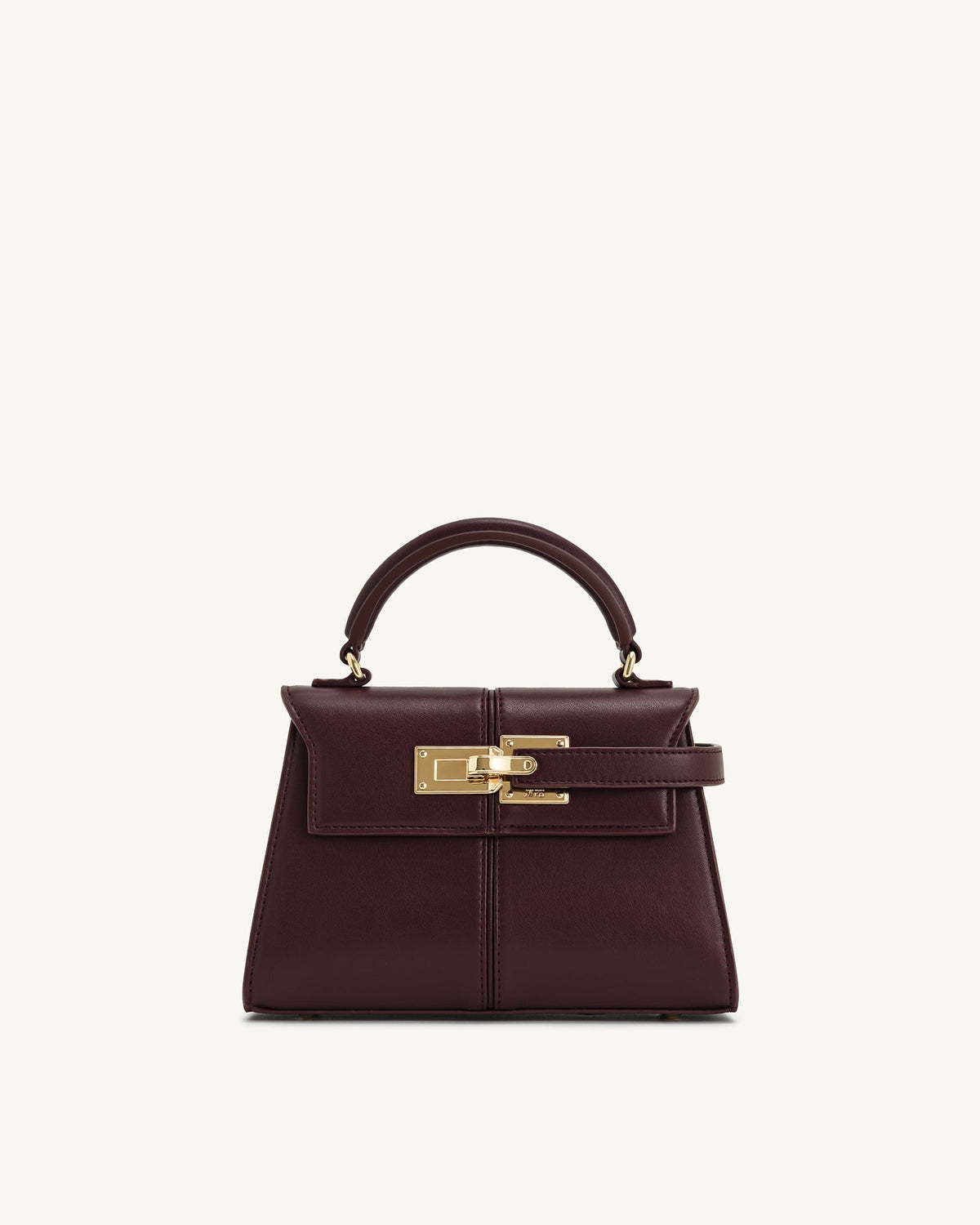 JWPE - Elise Top Handle Bag - Deep Burgundy