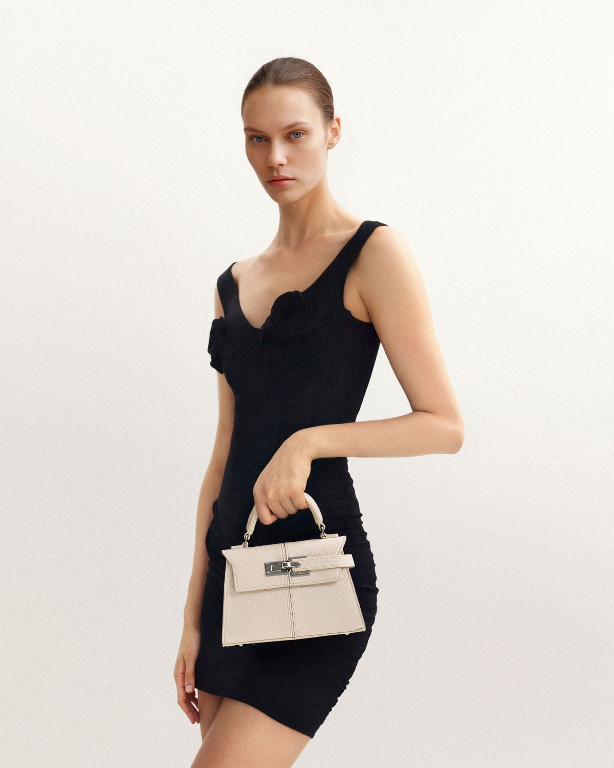 JWPE - Elise Top Handle Bag - White