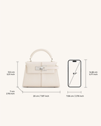 JWPE - Elise Top Handle Bag - White