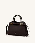 JWPE - Ella Structured Tote - Dark Brown