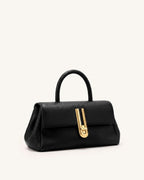 JWPE - Evania U-Lock Top Handle Bag - Black