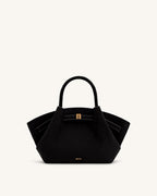 JWPE - Hana Mini Faux Suede Tote Bag - Black