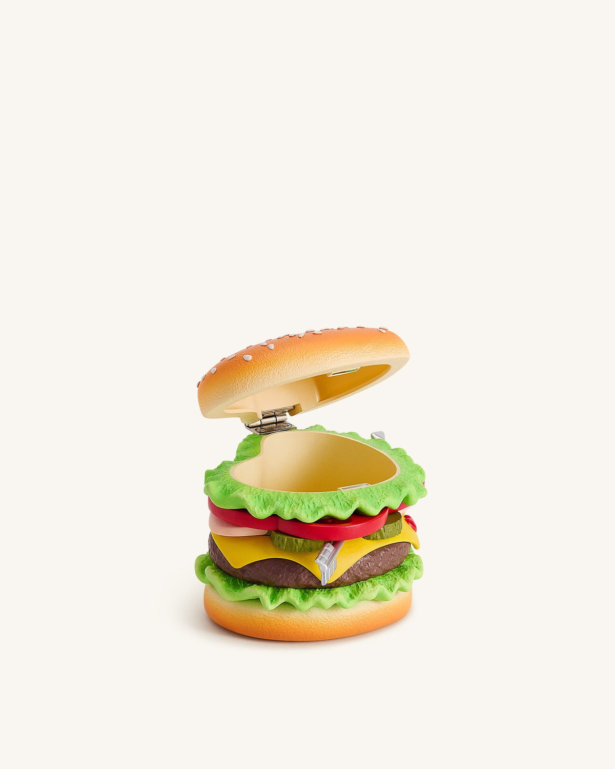 JWPE - Heart Burger Novelty Clutch Bag - Multicolor