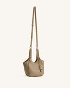 JWPE - Ines Padlock Tote Bag - Gray Beige