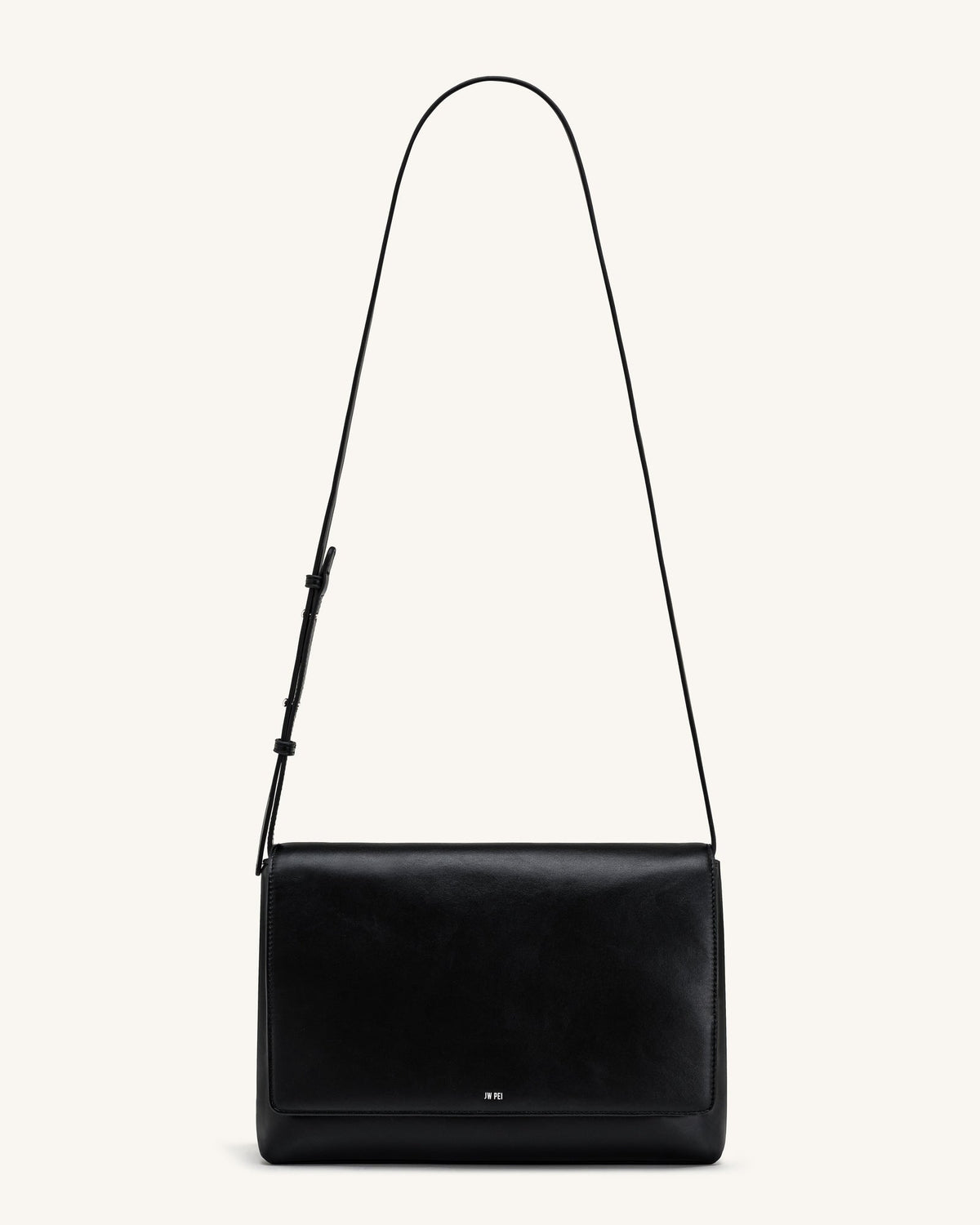 JWPE - Isolde Flap Shoulder Bag - Black