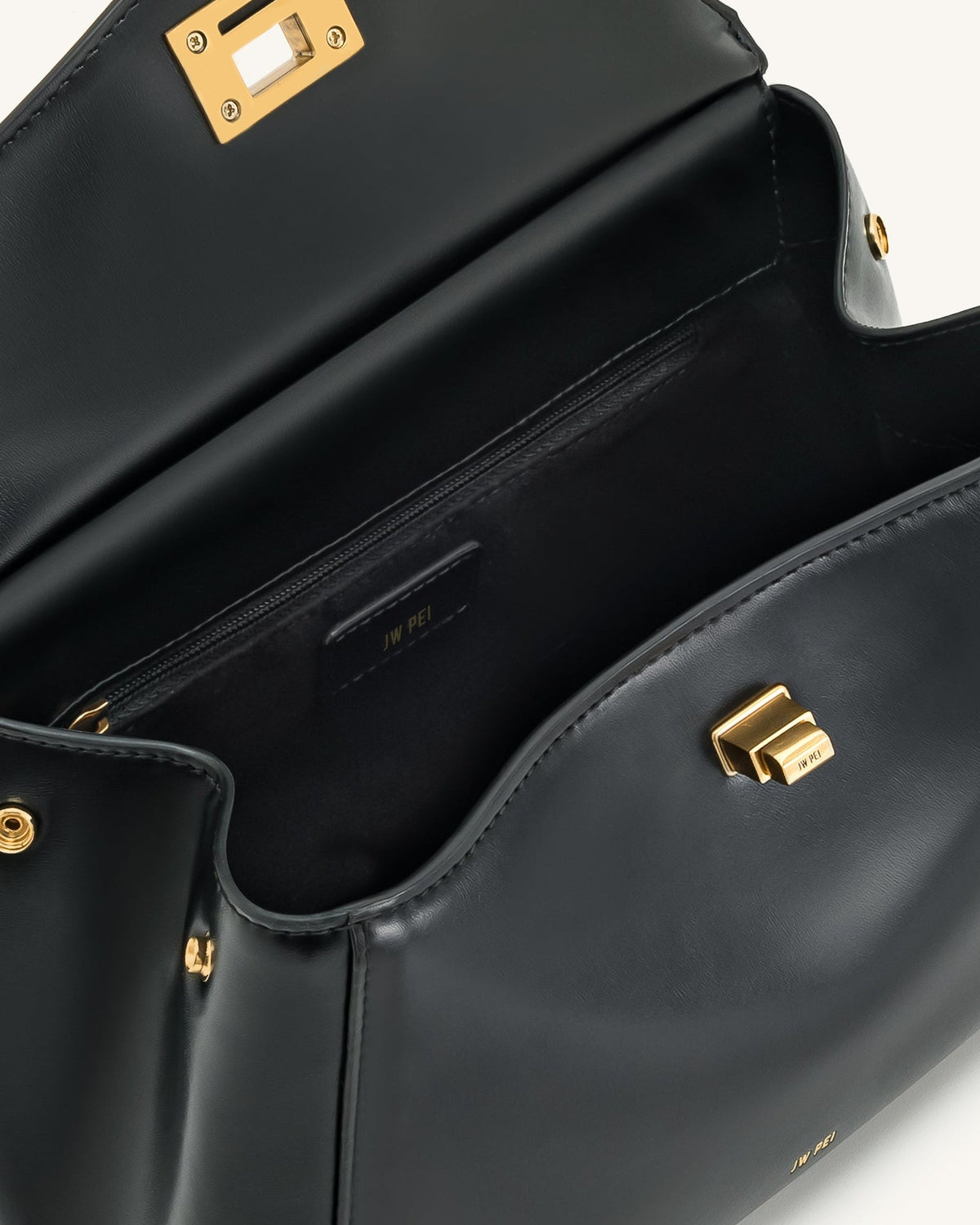 JWPE - Lucia Classic Top Handbag - Black