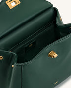 JWPE - Lucia Classic Top Handbag - Dark Green