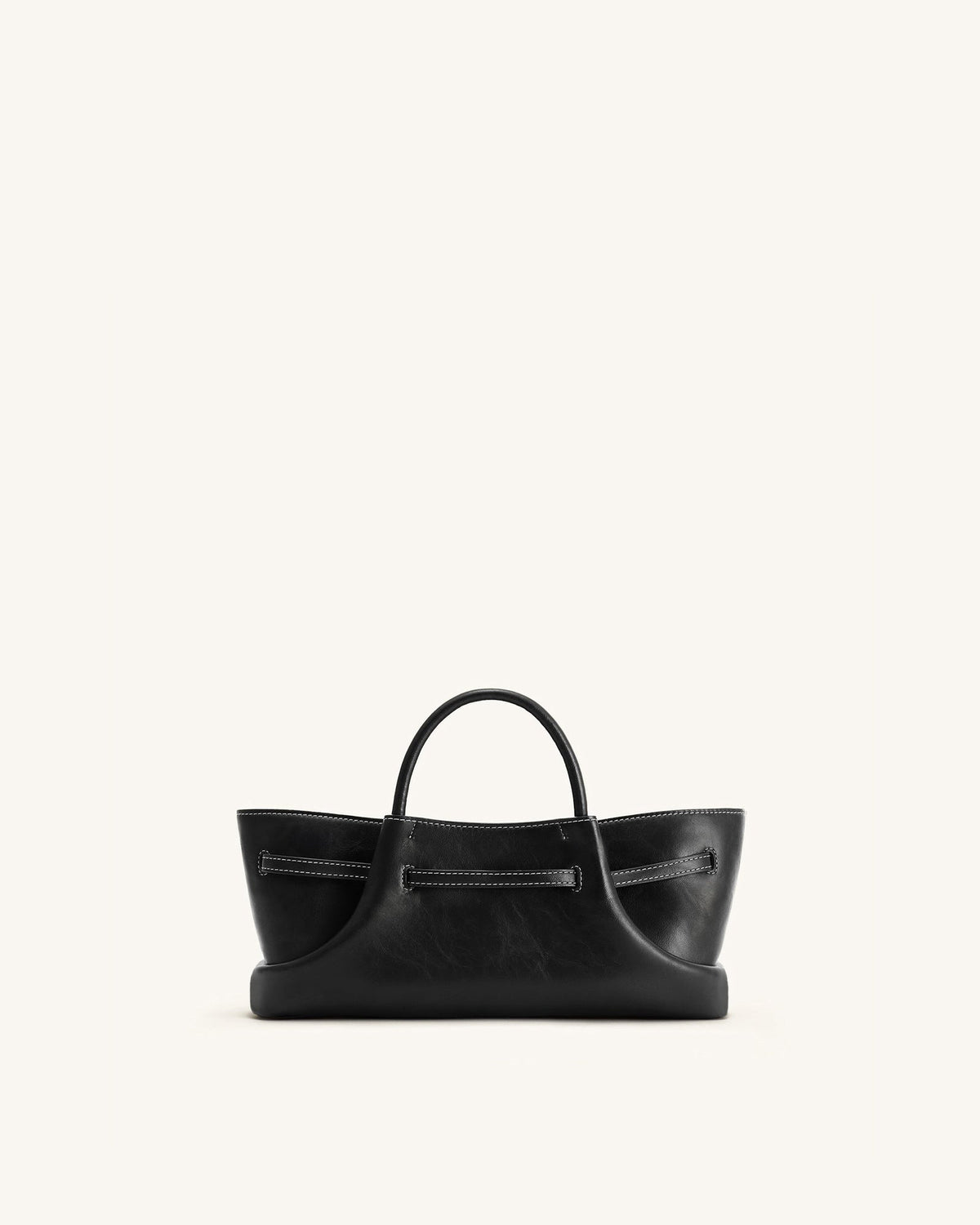 JWPE - Maeve Dachshund Metal Charm Tote Bag - Black