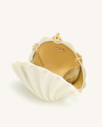 JWPE - Maisie Shell Clutch - Ivory