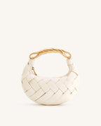 JWPE - Orla Weave Handbag - White