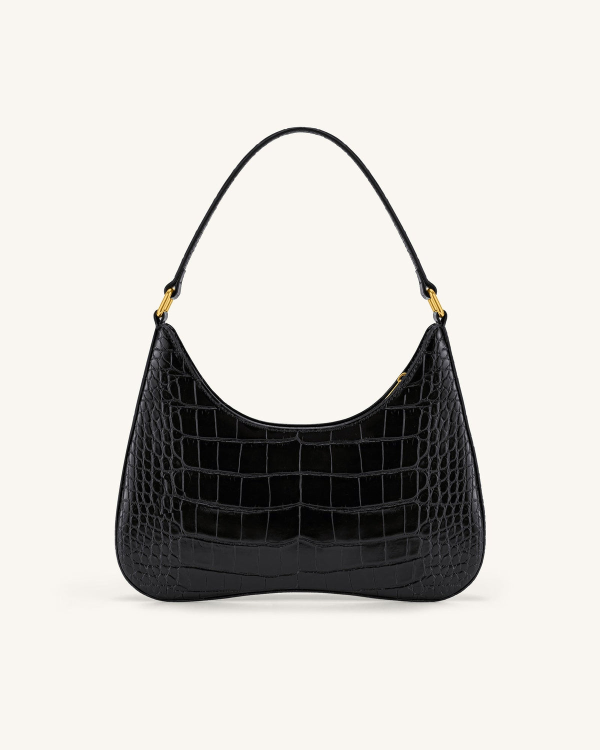 JWPE - Ruby Shoulder Bag- Black Croc