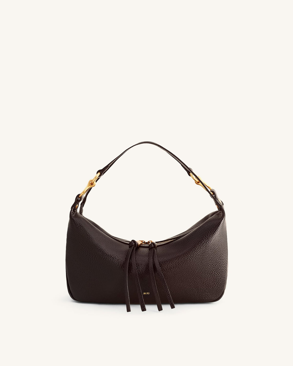 JWPE - Selia Soft-Grain Crossbody Bag - Dark Brown