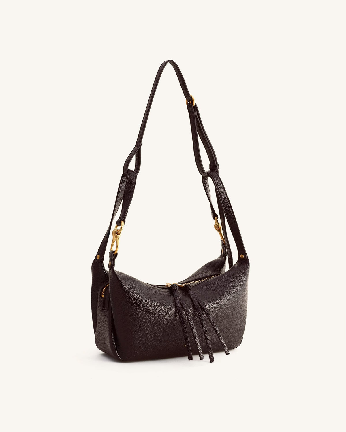 JWPE - Selia Soft-Grain Crossbody Bag - Dark Brown