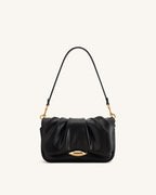 JWPE - Sofia Ruched Shoulder Bag - Black