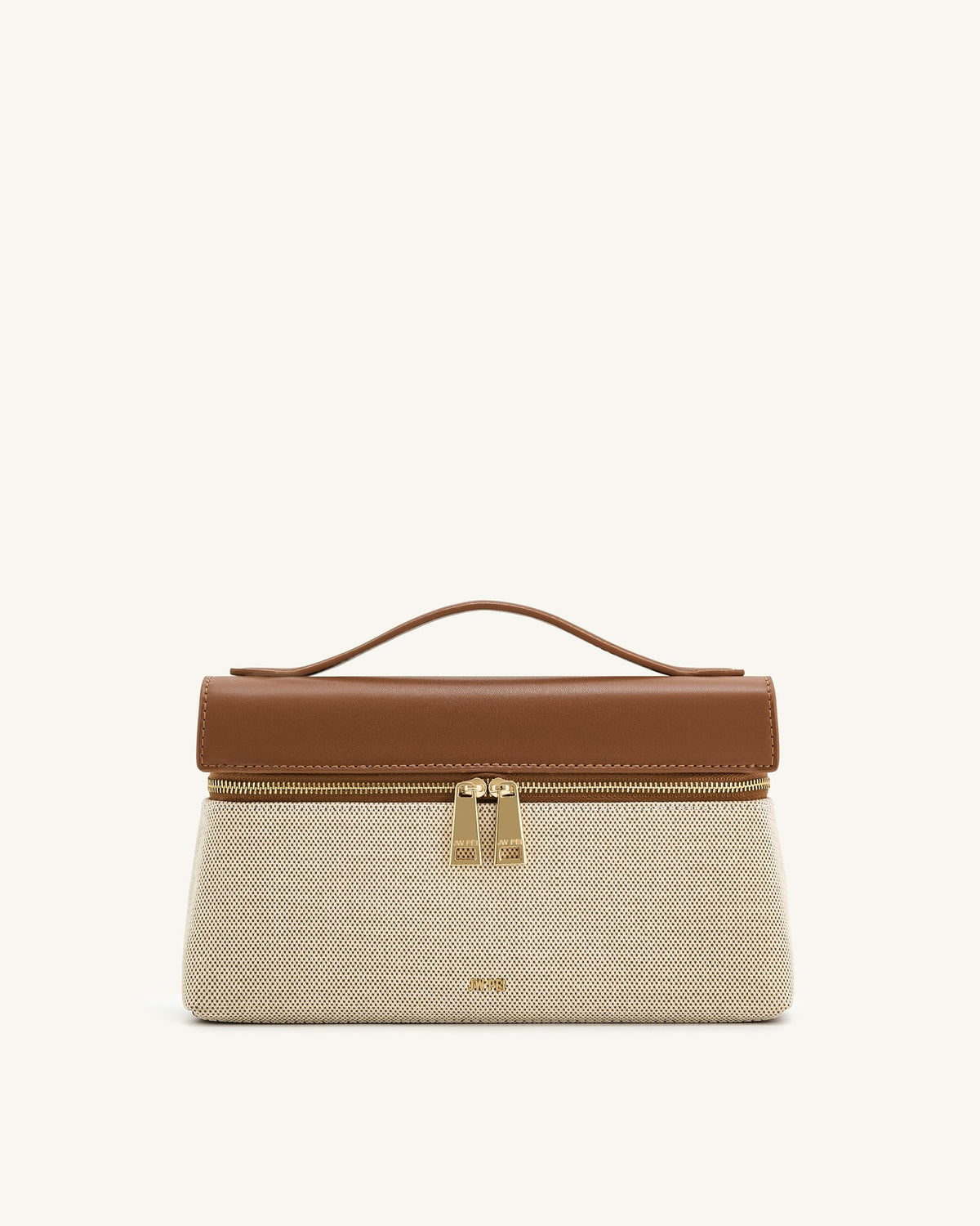 JWPE - Thea Top Handle Bag - Brown Canvas
