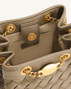 JWPE - Yara Hand-Woven Bucket Bag - Taupe