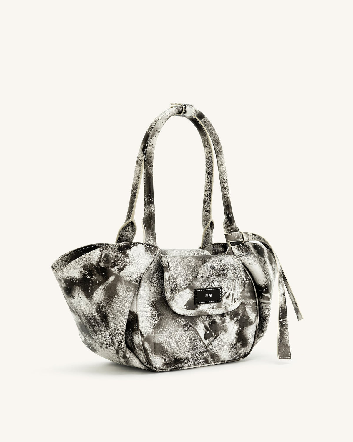 JWPE - Zoey Pockets Shoulder Bag - White