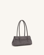 JWPE - Solenne Faux Suede East-West Shoulder Bag - Taupe