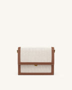 JWPE - Mini Flap Bag - Beige Canvas