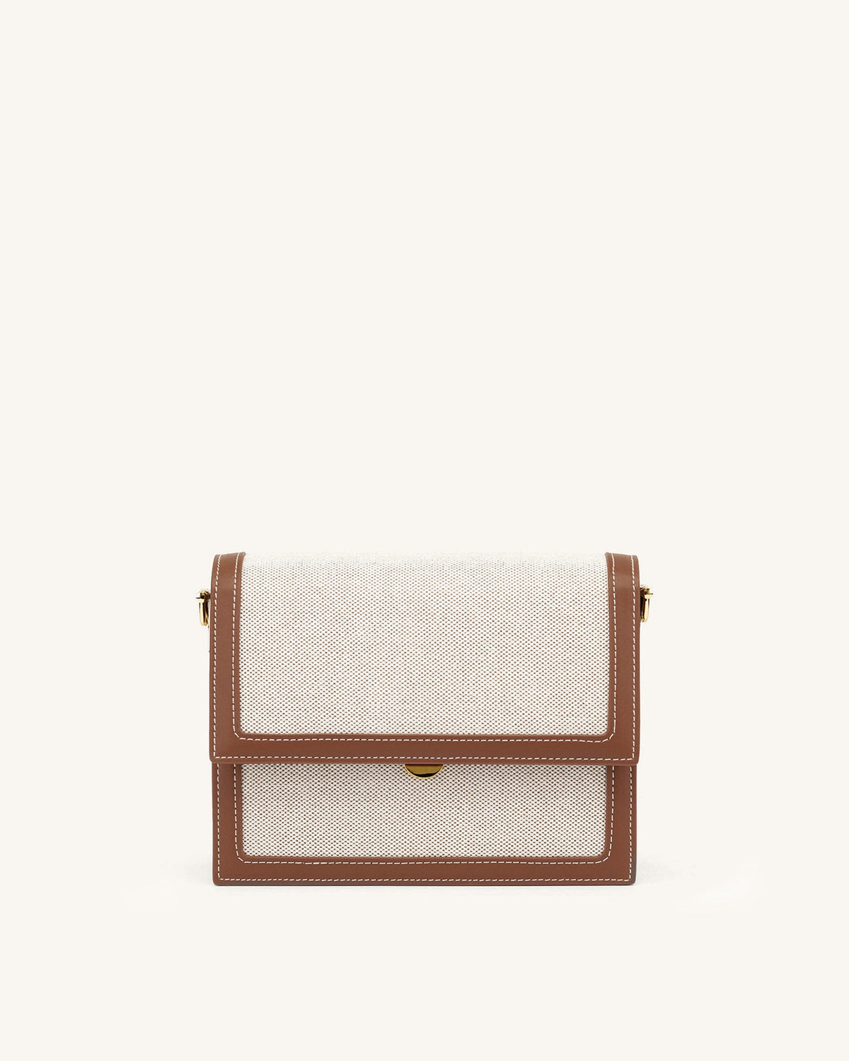 JWPE - Mini Flap Bag - Beige Canvas