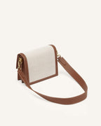 JWPE - Mini Flap Bag - Beige Canvas